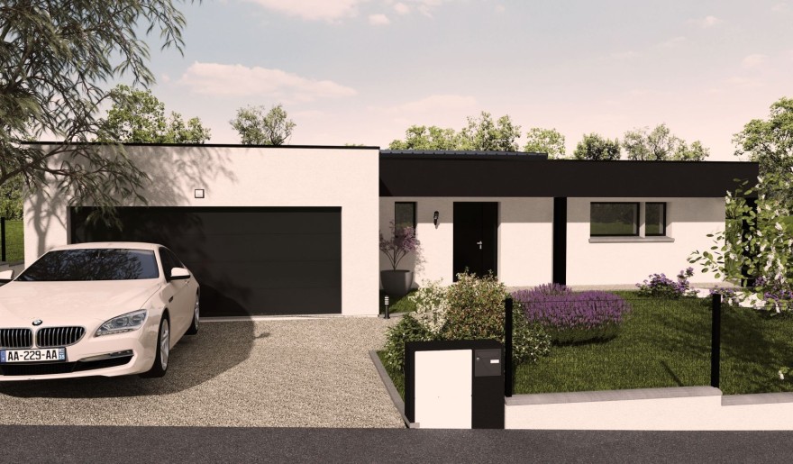 Terrain + Maison neuve de 187&nbsp;m² à Rennes