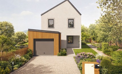 Terrain + Maison neuve de 86&nbsp;m² à Cintré