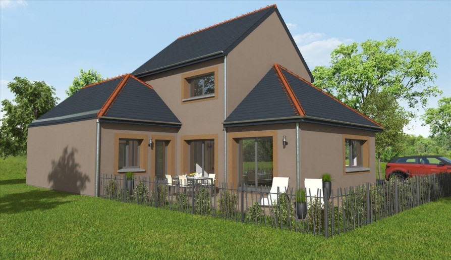 Terrain + Maison neuve de 107&nbsp;m² à Domagné