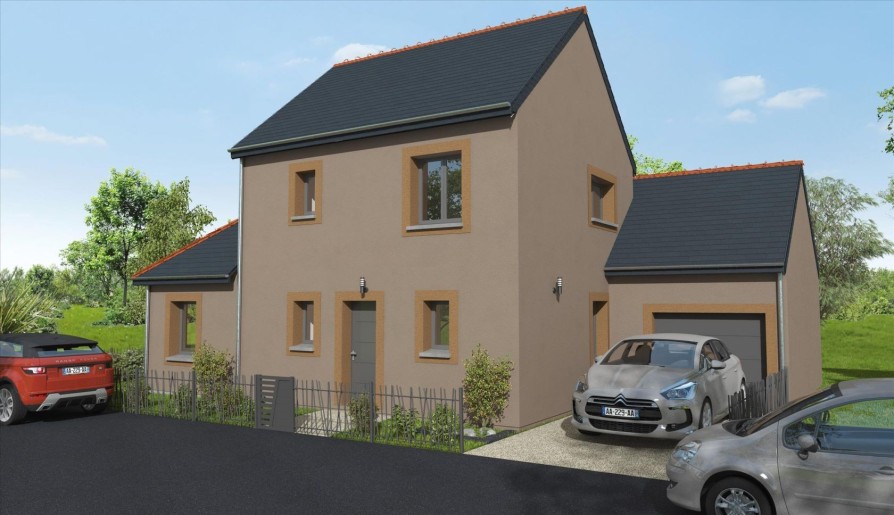Terrain + Maison neuve de 107&nbsp;m² à Domagné