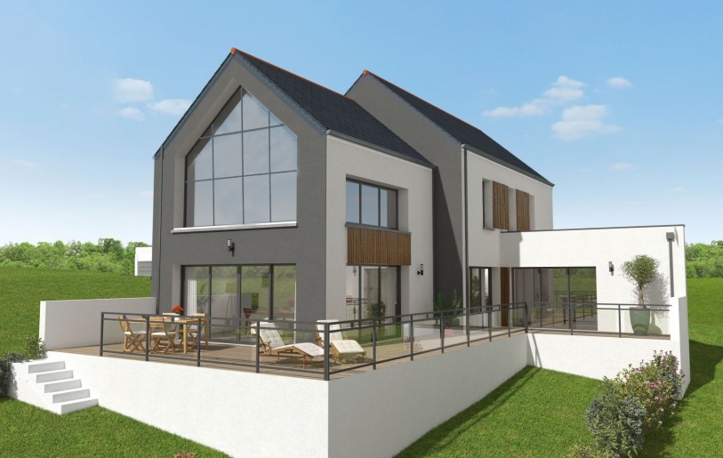 Terrain + Maison neuve de 230&nbsp;m² à Saint-Grégoire