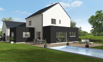 Terrain + Maison neuve de 150&nbsp;m² à Gévezé