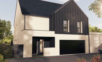 Terrain + Maison neuve de 182&nbsp;m² à Brécé