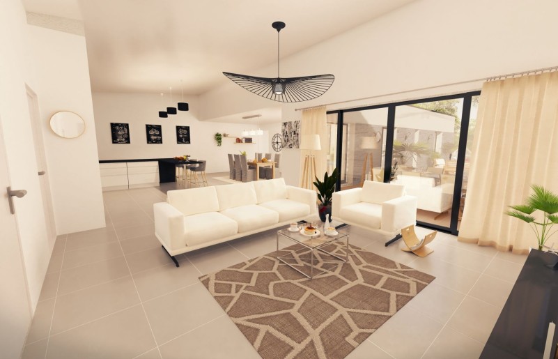 Terrain + Maison neuve de 187&nbsp;m² à Rennes