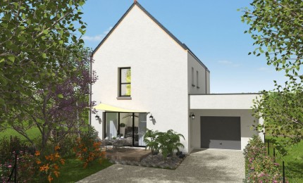 Terrain + Maison neuve de 92&nbsp;m² à Domloup