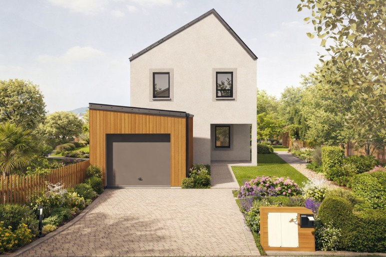 Terrain + Maison neuve de 86&nbsp;m² à Cintré