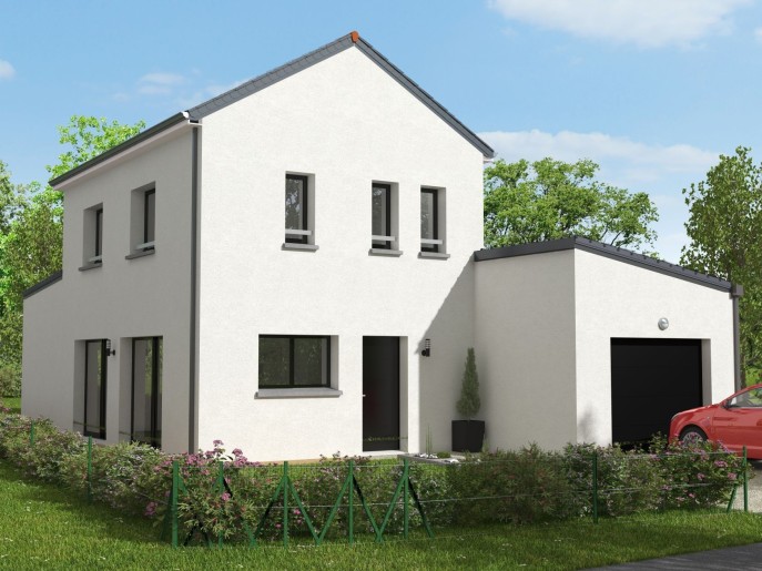 Terrain + Maison neuve de 110&nbsp;m² à Montreuil-sur-Ille