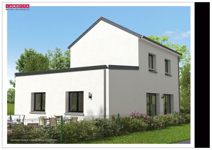 Terrain + Maison neuve de 110&nbsp;m² à Montreuil-sur-Ille