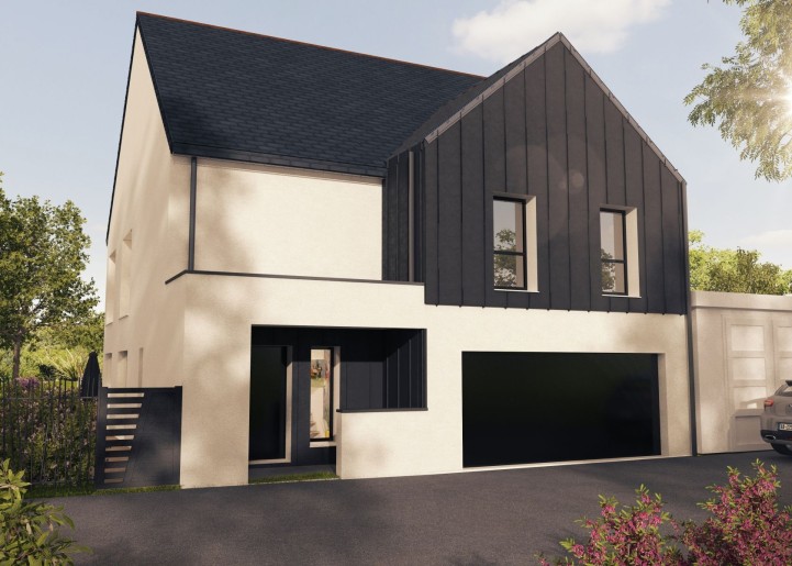 Terrain + Maison neuve de 182&nbsp;m² à Cesson-Sévigné