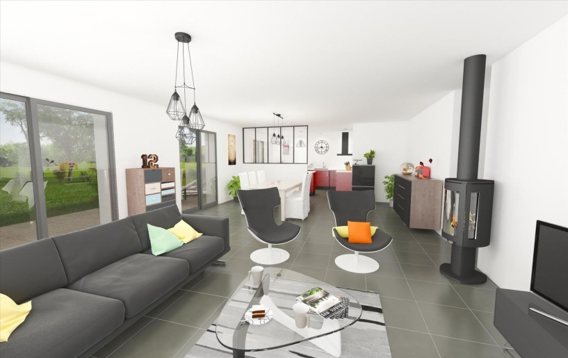 Terrain + Maison neuve de 140&nbsp;m² à Québriac