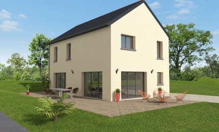 Terrain + Maison neuve de 134&nbsp;m² à Montgermont