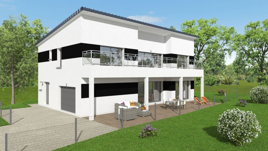 Terrain + Maison neuve de 184&nbsp;m² à Laillé