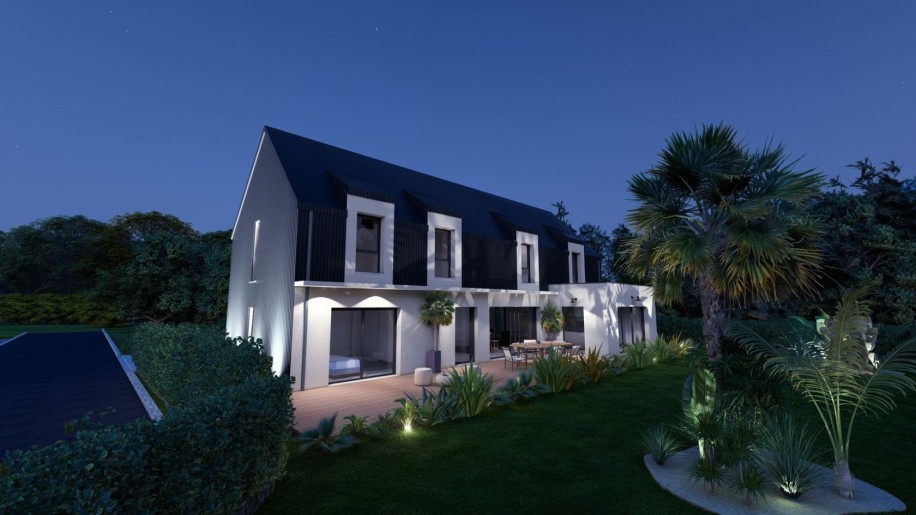 Terrain + Maison neuve de 130&nbsp;m² à Bruz