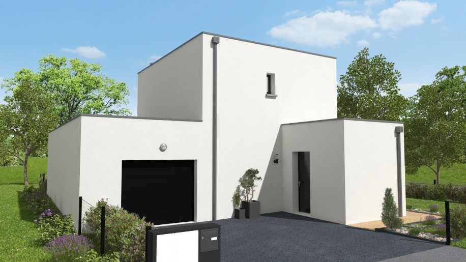 Terrain + Maison neuve de 106&nbsp;m² à Domloup