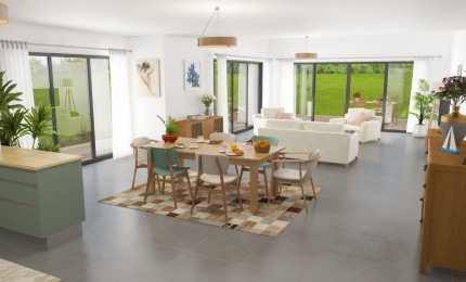 Terrain + Maison neuve de 230&nbsp;m² à Cornillé