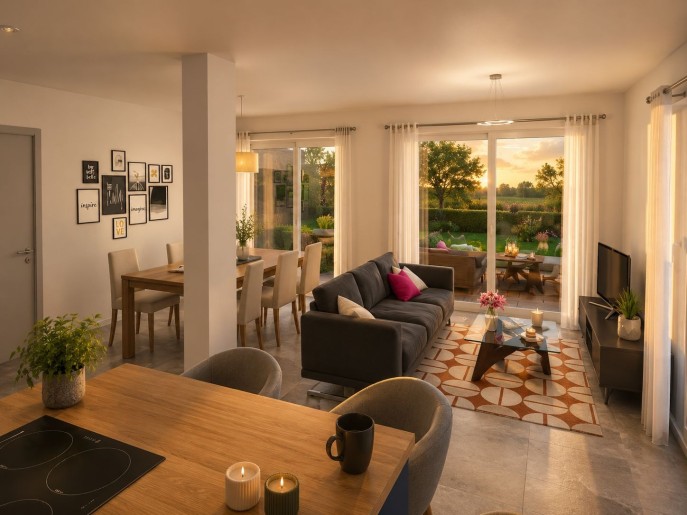 Terrain + Maison neuve de 106&nbsp;m² à Pipriac