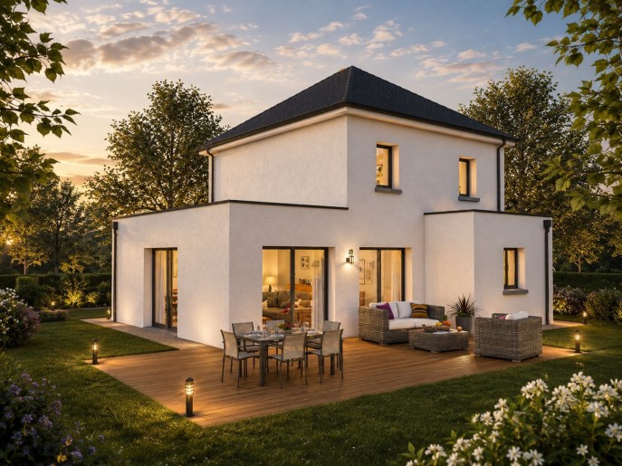 Terrain + Maison neuve de 106&nbsp;m² à Lohéac
