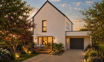 Terrain + Maison neuve de 92&nbsp;m² à Tinténiac