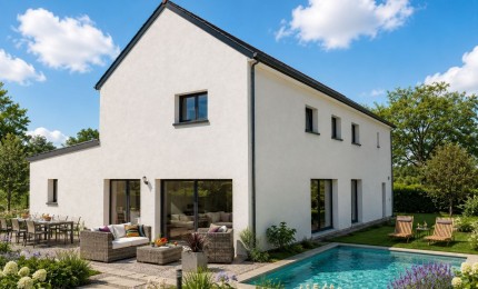 Terrain + Maison neuve de 243&nbsp;m² à Louvigné-de-Bais