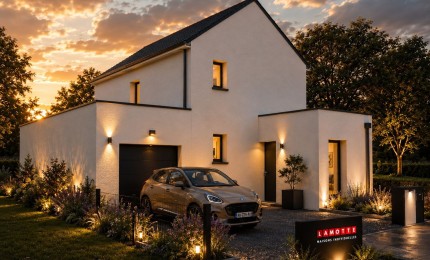 Terrain + Maison neuve de 133&nbsp;m² à Tinténiac
