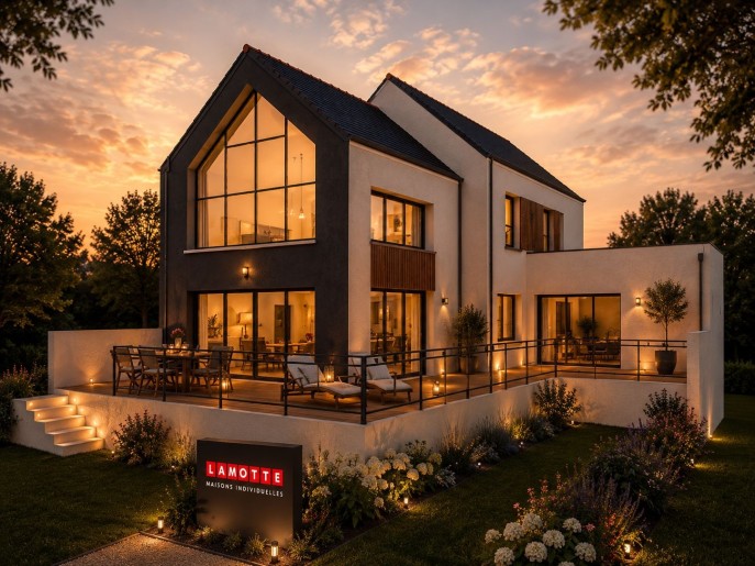 Terrain + Maison neuve de 230&nbsp;m² à Mordelles