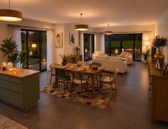 Terrain + Maison neuve de 230&nbsp;m² à Mordelles