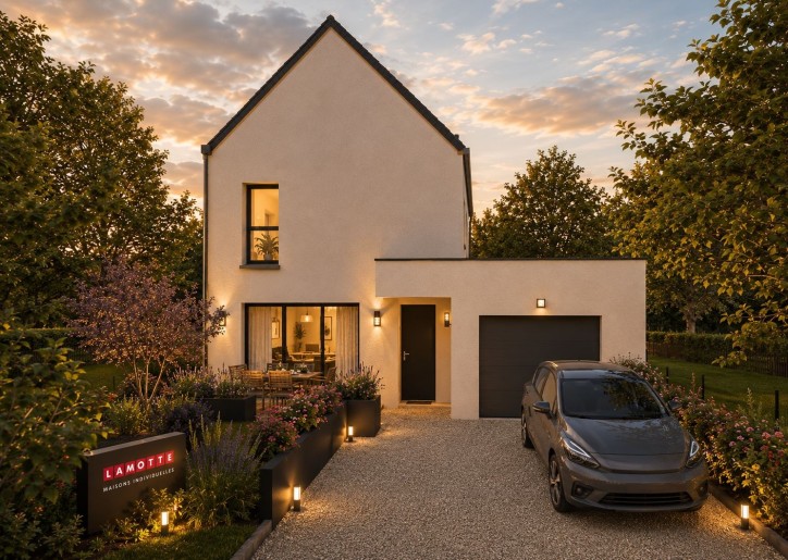 Terrain + Maison neuve de 103&nbsp;m² à Domloup