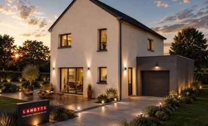 Terrain + Maison neuve de 131&nbsp;m² à Saint-Aubin-d'Aubigné