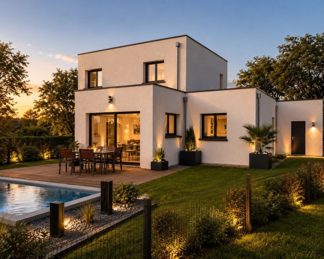 Terrain + Maison neuve de 131&nbsp;m² à Chavagne