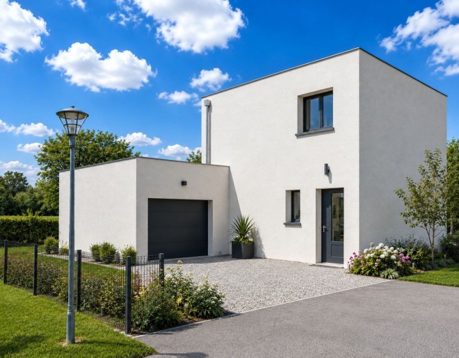Terrain + Maison neuve de 131&nbsp;m² à Goven