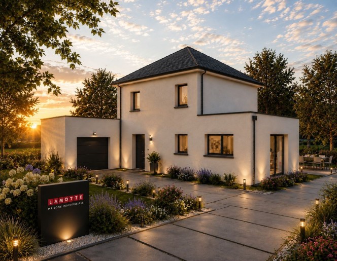 Terrain + Maison neuve de 106&nbsp;m² à Lohéac