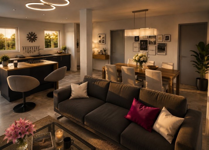 Terrain + Maison neuve de 106&nbsp;m² à Lohéac