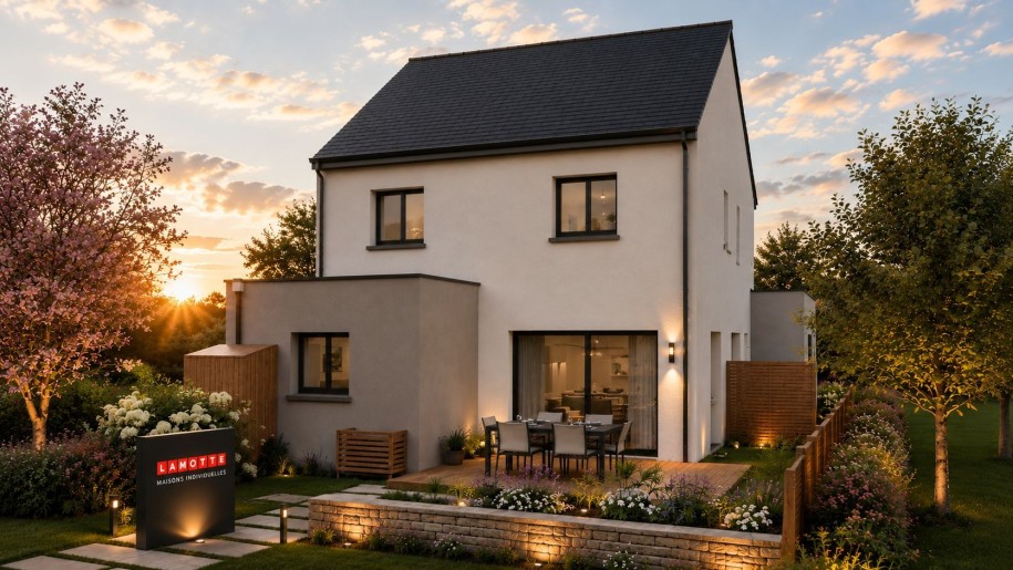 Terrain + Maison neuve de 110&nbsp;m² à Bréal-sous-Montfort