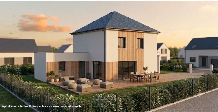 Terrain + Maison neuve de 141&nbsp;m² à Rennes