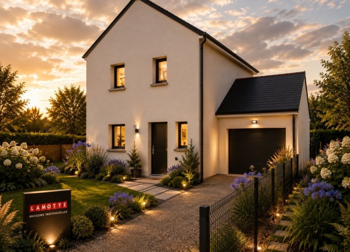 Terrain + Maison neuve de 85&nbsp;m² à Cintré