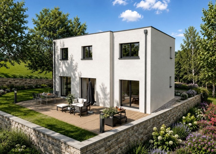 Terrain + Maison neuve de 124&nbsp;m² à Montreuil-Juigné