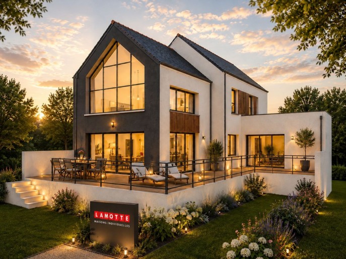 Terrain + Maison neuve de 230&nbsp;m² à Cornillé