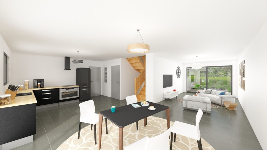 Terrain + Maison neuve de 129&nbsp;m² à Louvigné-de-Bais