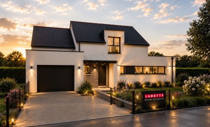Terrain + Maison neuve de 120&nbsp;m² à Ossé