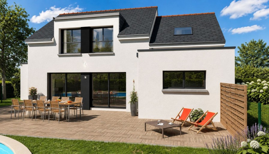 Terrain + Maison neuve de 120&nbsp;m² à Ossé