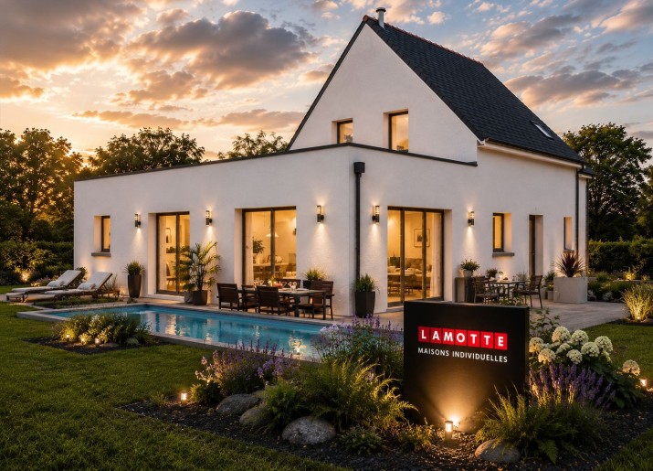 Terrain + Maison neuve de 140&nbsp;m² à Châteaubourg