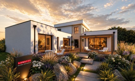 Terrain + Maison neuve de 155&nbsp;m² à Saint-Jean-de-Linières