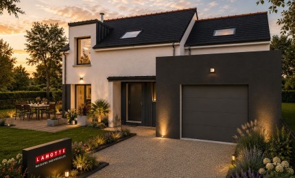 Terrain + Maison neuve de 118&nbsp;m² à Brécé