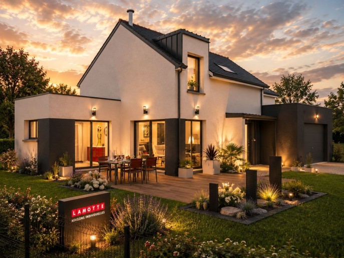 Terrain + Maison neuve de 118&nbsp;m² à Brécé