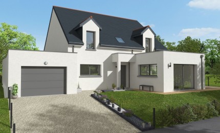 Terrain + Maison neuve de 145&nbsp;m² à Louvigné-de-Bais