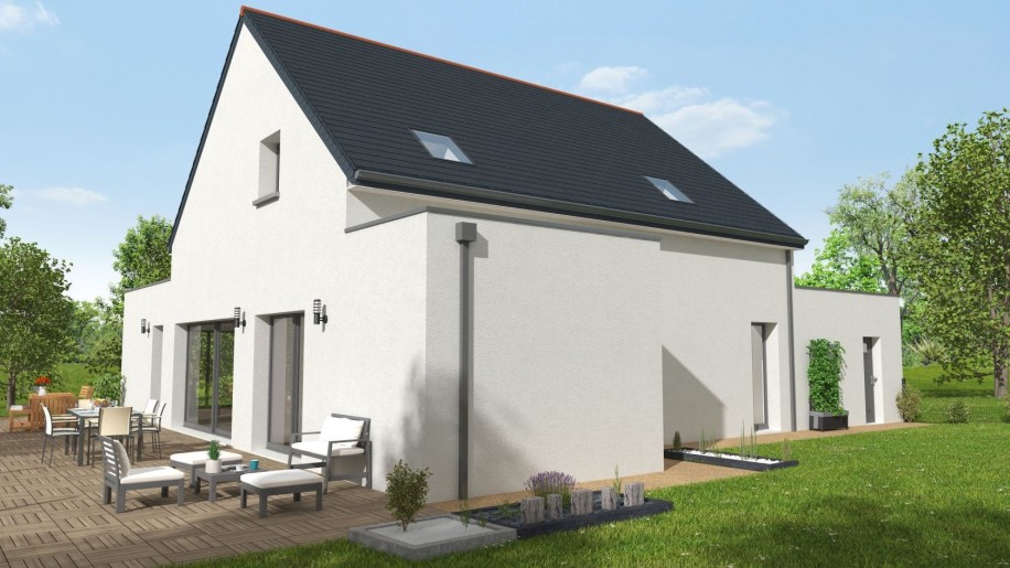 Terrain + Maison neuve de 145&nbsp;m² à Louvigné-de-Bais