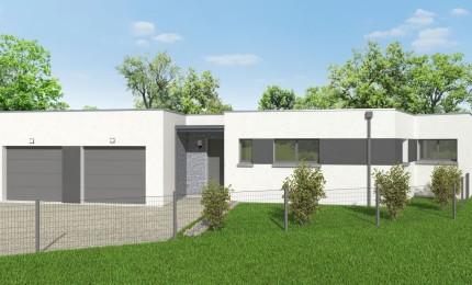 Terrain + Maison neuve de 118&nbsp;m² à Gosné
