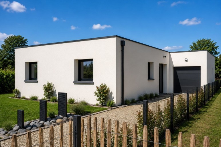Terrain + Maison neuve de 75&nbsp;m² à Cornillé