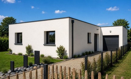 Terrain + Maison neuve de 75&nbsp;m² à Cornillé