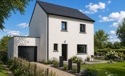 Terrain + Maison neuve de 105&nbsp;m² à Torcé